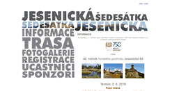 Desktop Screenshot of jesenicka60.cz